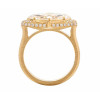 2.5ct Horizontal-Set Marquise Cut Halo Engagement Ring