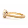 2.5ct Horizontal-Set Marquise Cut Halo Engagement Ring
