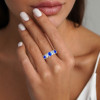 7ctw Oval Cut Vintage Five Stone Engagement Ring