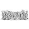 5ct Radiant Cut Three-Pieces Vintage Lace Wedding Ring Set