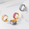 5ctw Scattered Paved Multicolor Sapphire Starry Band