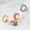 5ctw Scattered Paved Multicolor Sapphire Starry Band