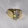 2.5ct Marquise Cut White Sapphire Simple Classic Engagement Ring