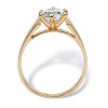 2.5ct Marquise Cut White Sapphire Simple Classic Engagement Ring
