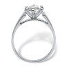 2.5ct Marquise Cut White Sapphire Simple Classic Engagement Ring