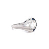 3ct Round Cut Asymmetric Art-deco Engagement Ring