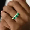 3.5ctw Round Cut Ruby Art-deco Engagement Ring