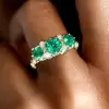 3.5ctw Round Cut Ruby Art-deco Engagement Ring