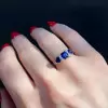 3.5ctw Round Cut Ruby Art-deco Engagement Ring