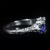 3.5ctw Round Cut Ruby Art-deco Engagement Ring