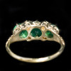 3.5ctw Round Cut Ruby Art-deco Engagement Ring