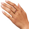 3.5ctw Round Cut Rainbow Sapphire Promise Ring