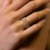 2.8ctw Multicolor Sapphire Milgrain Vintage Bubble Ring