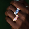 2ctw Multicolor Sapphrie Scattered Starry Ring