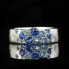 2ctw Multicolor Sapphrie Scattered Starry Ring