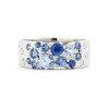 2ctw Multicolor Sapphrie Scattered Starry Ring