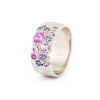 2ctw Multicolor Sapphrie Scattered Starry Ring