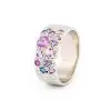 2ctw Multicolor Sapphrie Scattered Starry Ring