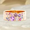 2ctw Multicolor Sapphrie Scattered Starry Ring
