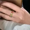 8ctw Round Cut Multicolor Sapphire Rainbow Eternity Ring