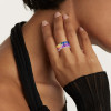 14ctw Asscher Cut Multicolor Sapphire Bold Rainbow Cocktail Ring