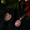 15ctw Multicolor Sapphire Allover Paved Bold Cocktail Ring