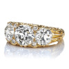 8ctw Round Cut Vintage Curving Three Stone Engagement Ring