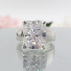 5ct Radiant Cut Matte Cigar Band Classic Engagement Ring