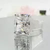 5ct Radiant Cut Matte Cigar Band Classic Engagement Ring