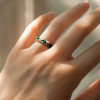 3ctw Round Cut Emerald/Pink Sapphire Eternity Ring