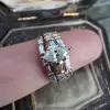1.5ct Marquise Cut Vintage Three-piece Wedding Ring Set