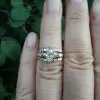 1.5ct Marquise Cut Vintage Three-piece Wedding Ring Set