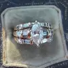 1.5ct Marquise Cut Vintage Three-piece Wedding Ring Set