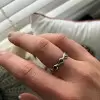 Bezel Set Round Cut Multicolor Sapphire Rainbow Wavy Band