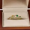 Bezel Set Round Cut Multicolor Sapphire Rainbow Wavy Band