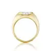 3ctw Marquise Cut Three Stone Modern Engagement Ring