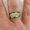 2.5ctw Round Cut Vintage Five Stone Engagement Ring