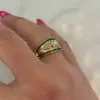 2.5ctw Round Cut Vintage Five Stone Engagement Ring