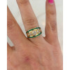 2.5ctw Round Cut Vintage Five Stone Engagement Ring