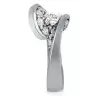 1.2ct Round Cut Curved Modern Engagement Ring