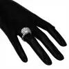 1.2ct Round Cut Curved Modern Engagement Ring