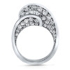 1.2ct Round Cut Curved Modern Engagement Ring