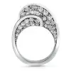 1.2ct Round Cut Curved Modern Engagement Ring