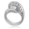 1.2ct Round Cut Curved Modern Engagement Ring