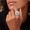 20ct Huge Round Cut Eight Prong Solitaire Engagement Ring