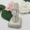 20ct Huge Round Cut Eight Prong Solitaire Engagement Ring