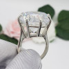 20ct Huge Round Cut Eight Prong Solitaire Engagement Ring