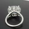 12.8ct East-west Oval Cut Solitaire Engagement Ring