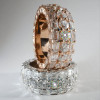 11ctw Round and Emerald Cut Unisex Eternity Ring