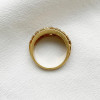 2.5ctw Graduating Round Cut Vintage Wedding Band